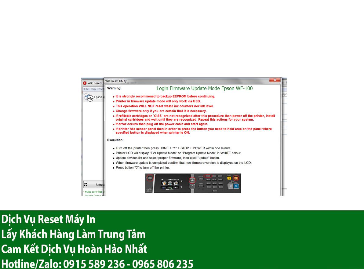 Key Firmware May In Epson WF-100 Step 3